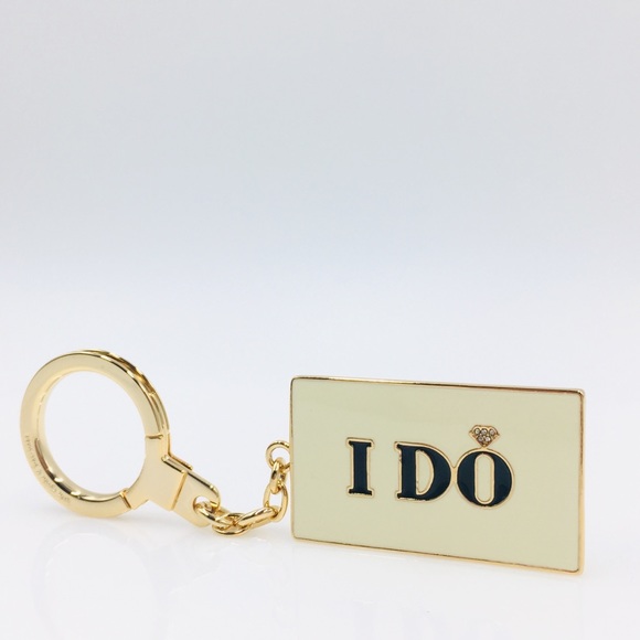 ‼️SOLD‼️ Kate Spade “I do, I did!” Keychain Bag Charm - Picture 3 of 7